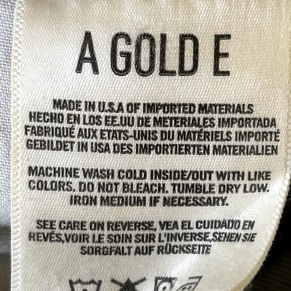 AGOLDE Jeans Womens Chloe Low Rise 27 Feel Good Gray Wash Distressed Y2K - Picture 5 of 10